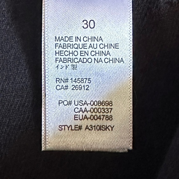 Amuse Society Skyline Jeans 30 NWT Black High Rise Straight Leg Zip Frayed Hem - Picture 9 of 10